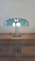 Pilzlampe transparent blau Design, Space Age, Top Zustand