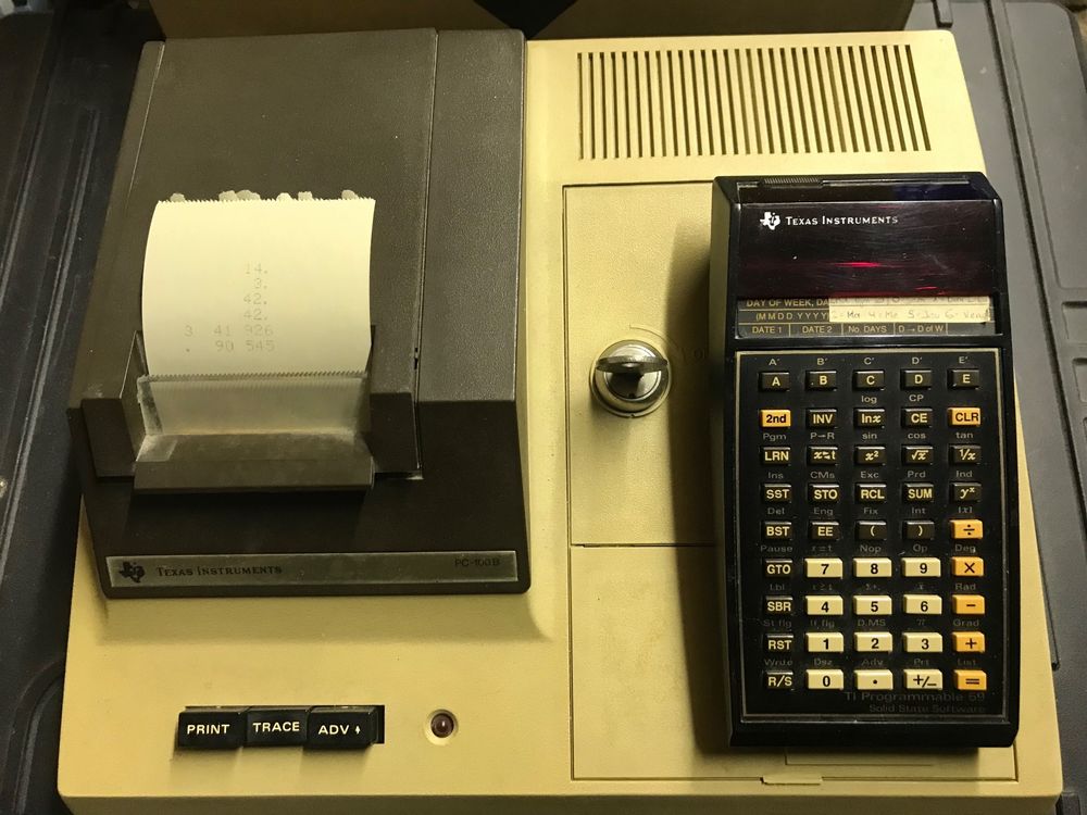 Texas Instruments TI59 + PC100B | Kaufen auf Ricardo