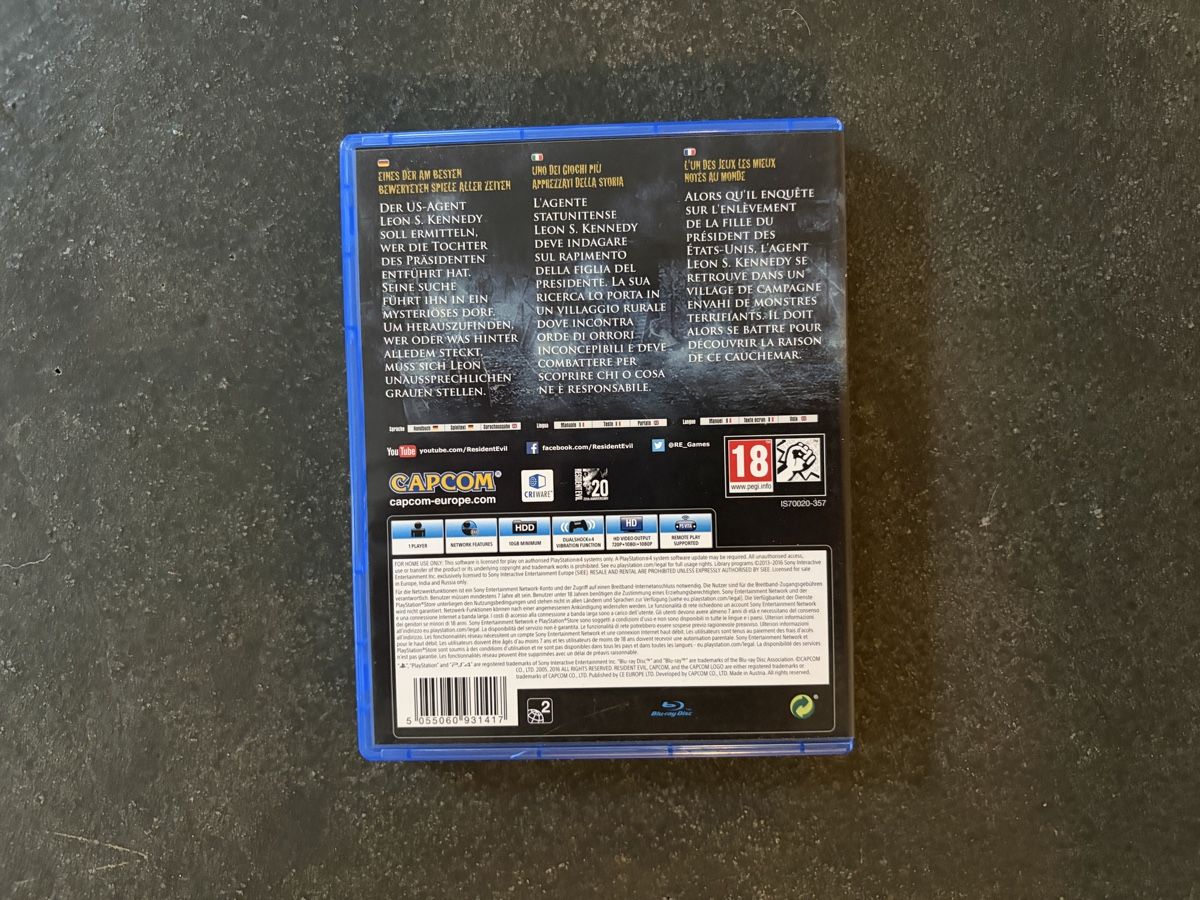 Sony Giochi: Resident Evil 4 – Usato da Susch venduto da Ascaso 1