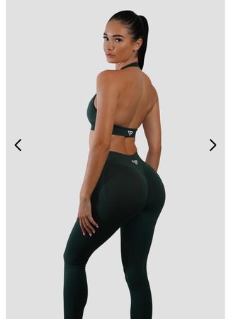 KEEPTHATPUMP 2 st. RECOIL LEGGINGS BLAU-GRÜN grösse xs