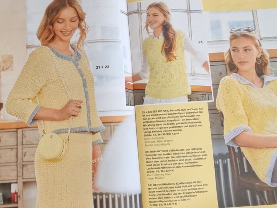 Riviste & Magazine: Strickheft Sabrina 4/23, Strickjournal – Nuovo e nell'imballaggio originale da geroldswil venduto da Gumball1 7