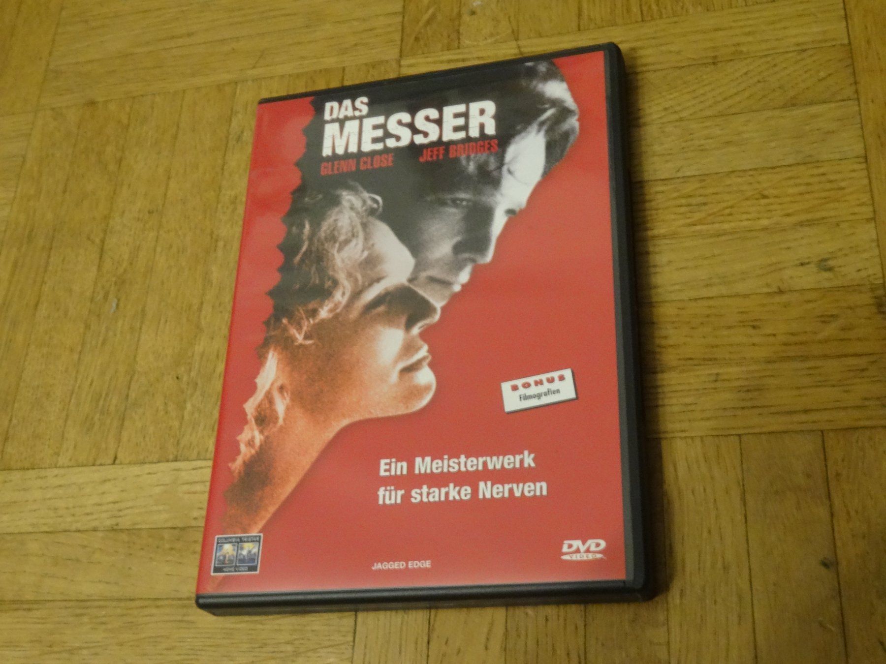 Tutti i DVDs: Das Messer - DVD mit Glenn Close & Jeff Bridges – Usato da Olten venduto da Disc-Verkauf