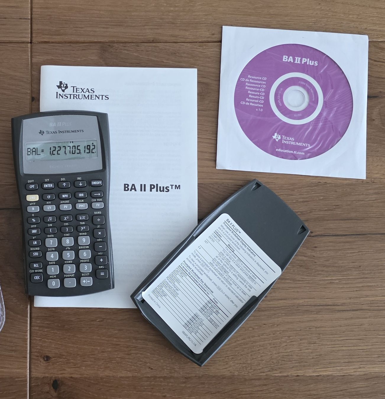 Texas Instruments Calcolatrici tascabili: Texas Instruments BA II Plus calculatrice financière – Usato da Genève venduto da dav_9fwv 1