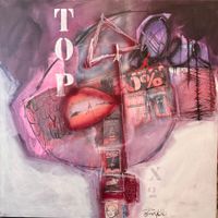 ORIGINAL ****Acryl Bild 100x100   UNiKAT,