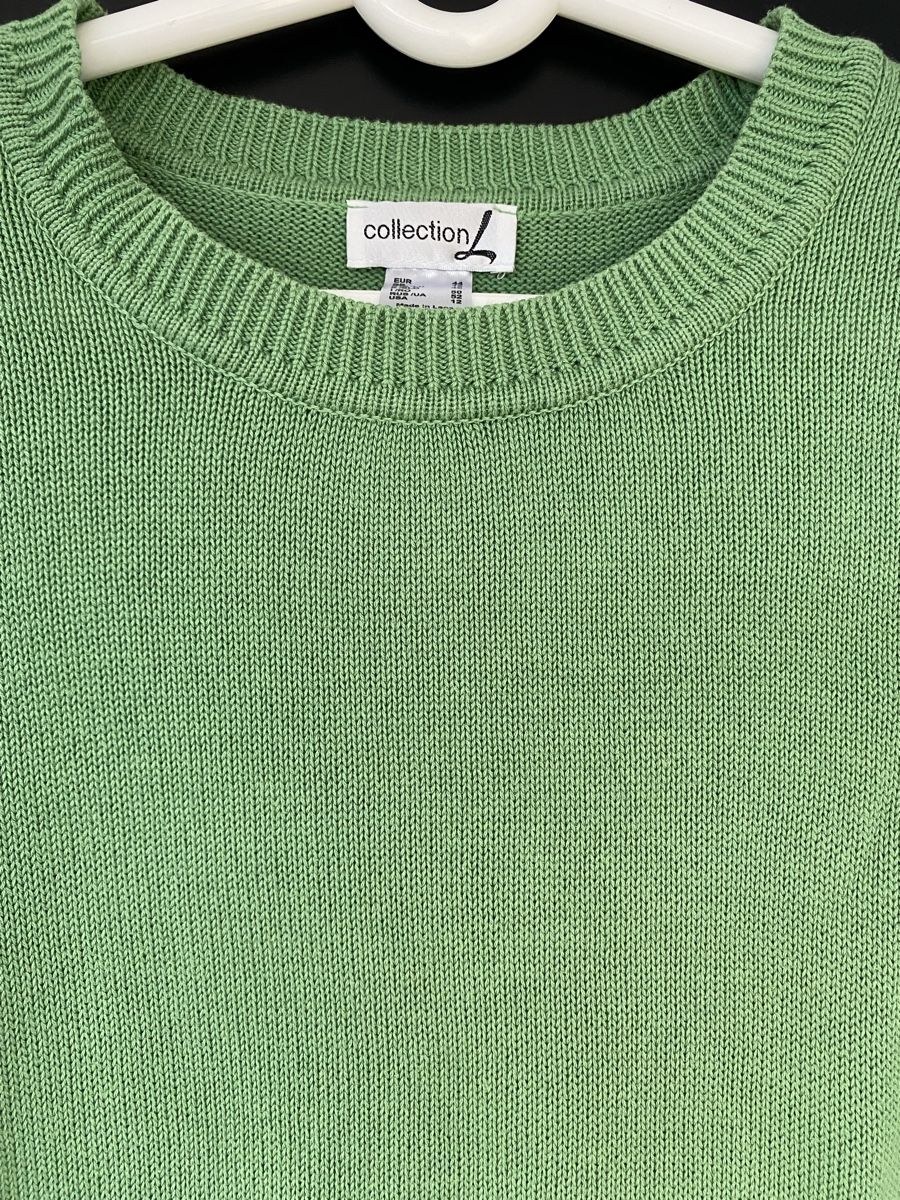 Maglioni & Felpe: Kurzarm Pullover hellgrün Strick Gr. 44 Collection L – Usato da Meggen venduto da 6003Luzern 1