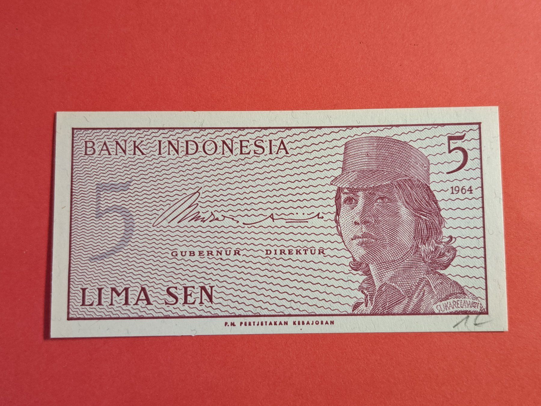 Banconote: INDONESIEN - 1 & 5 & 10 Sen 1964 UNC – Nuovo (secondo la descrizione) da Wichtrach venduto da LuckyLuke69 3