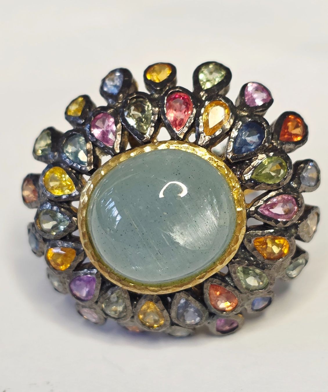 Anelli: Aquamarin Safir Ring – Nuovo (secondo la descrizione) da Zürich venduto da adriben 4