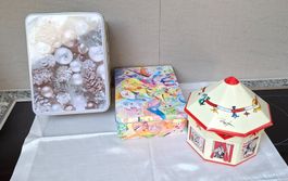 3 Blechdosen  Rolf Knie / Fasnacht / Weihnachten