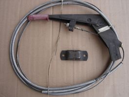 Einsteck-Handbremshebel mit Hülle und Bremsseil Anhänger