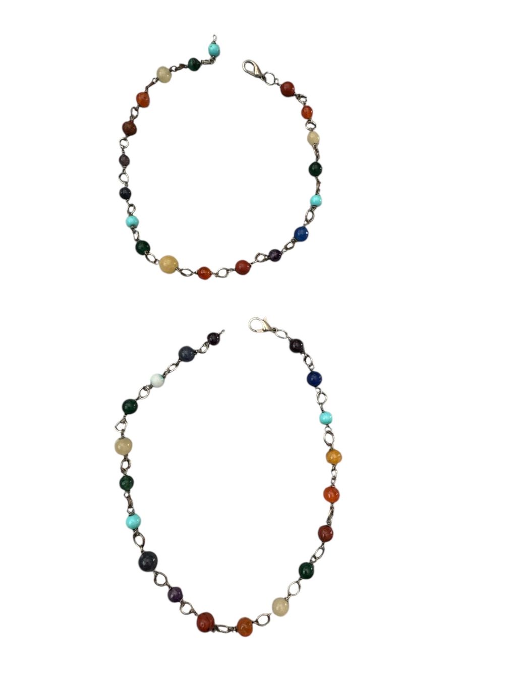 Bracciali & Braccialetti: Bracelets cheville perles pierres – Usato da Vuisternens-Romont venduto da gol_xp6p 1