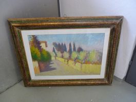 Gemälde Landschaft / Paesaggio Italien ? Dino Migliorini