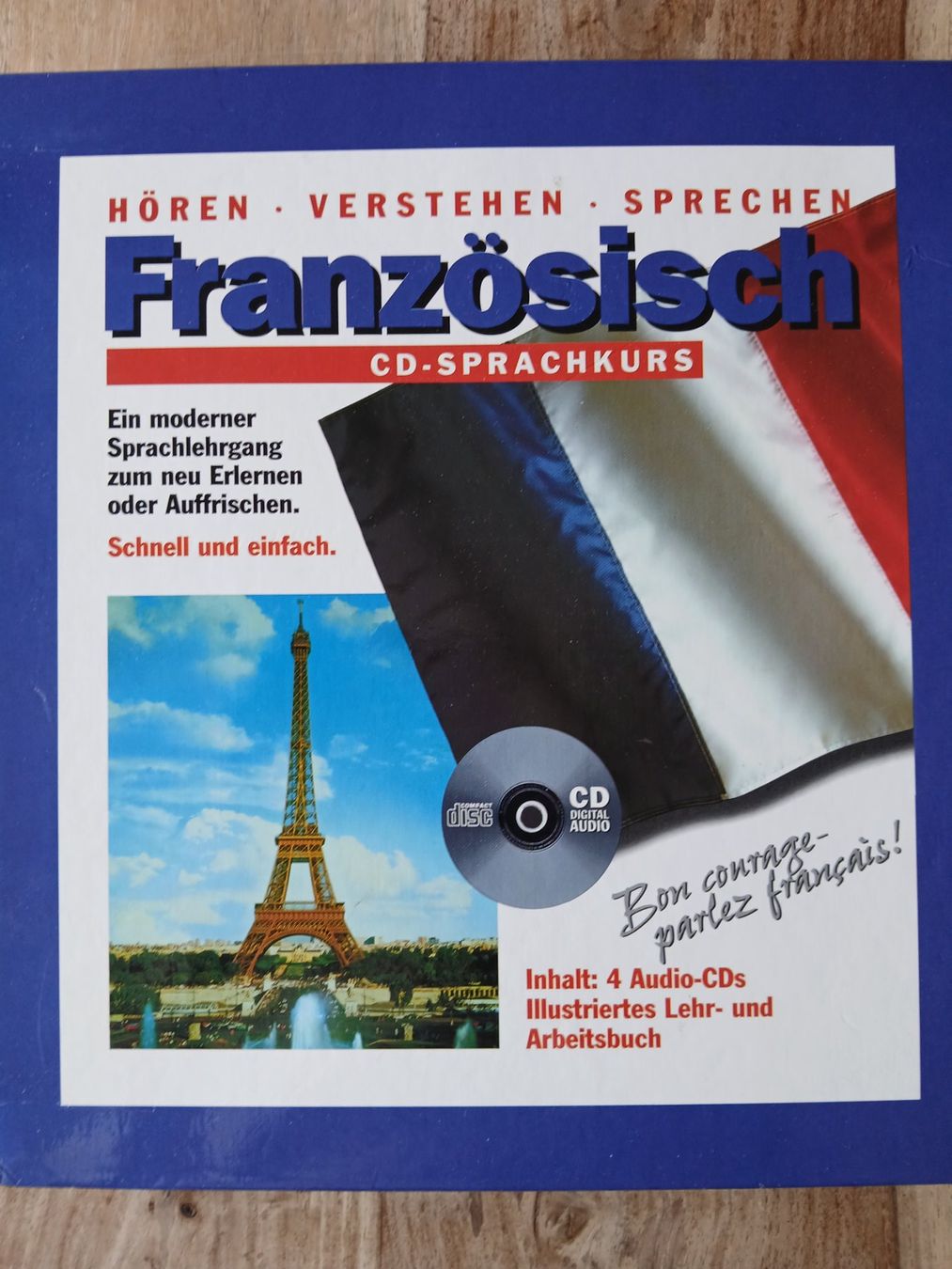 CD: Französisch Sprachkurs CD-Box mit Buch, komplett – Usato da Wattwil venduto da 9630_Wattwil