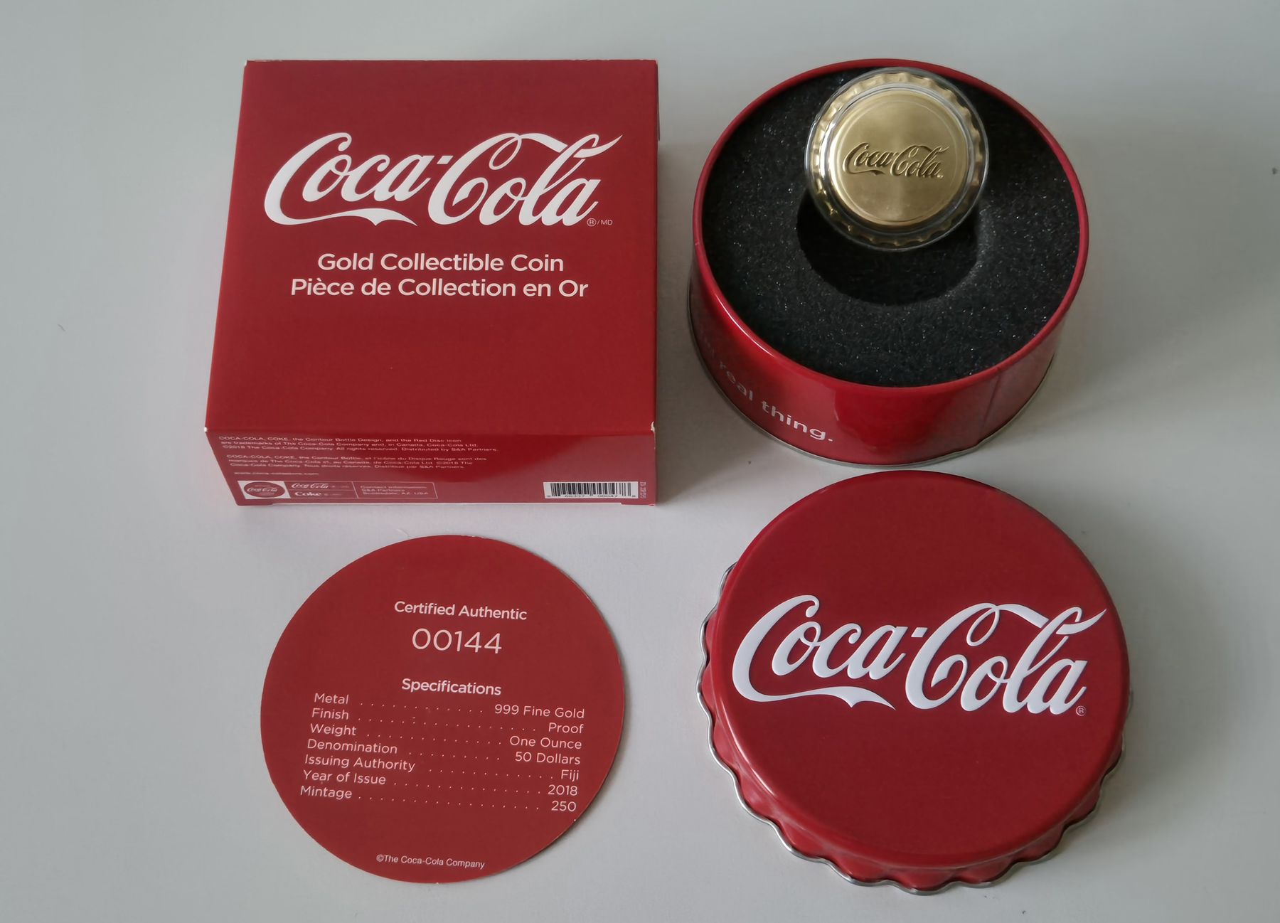 Tutti le monete: Goldmünze Coca Cola limiited – Nuovo (secondo la descrizione) da Greppen venduto da hploetscher 5