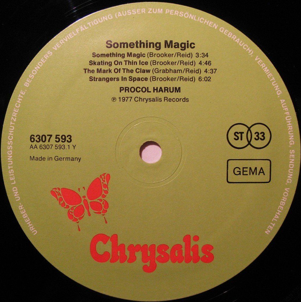 Dischi in vinile: PROCOL HARUM "Something Magic" FIRST PRESS LP  IN NEAR MINT! – Usato da Monthey venduto da Pingmub 2