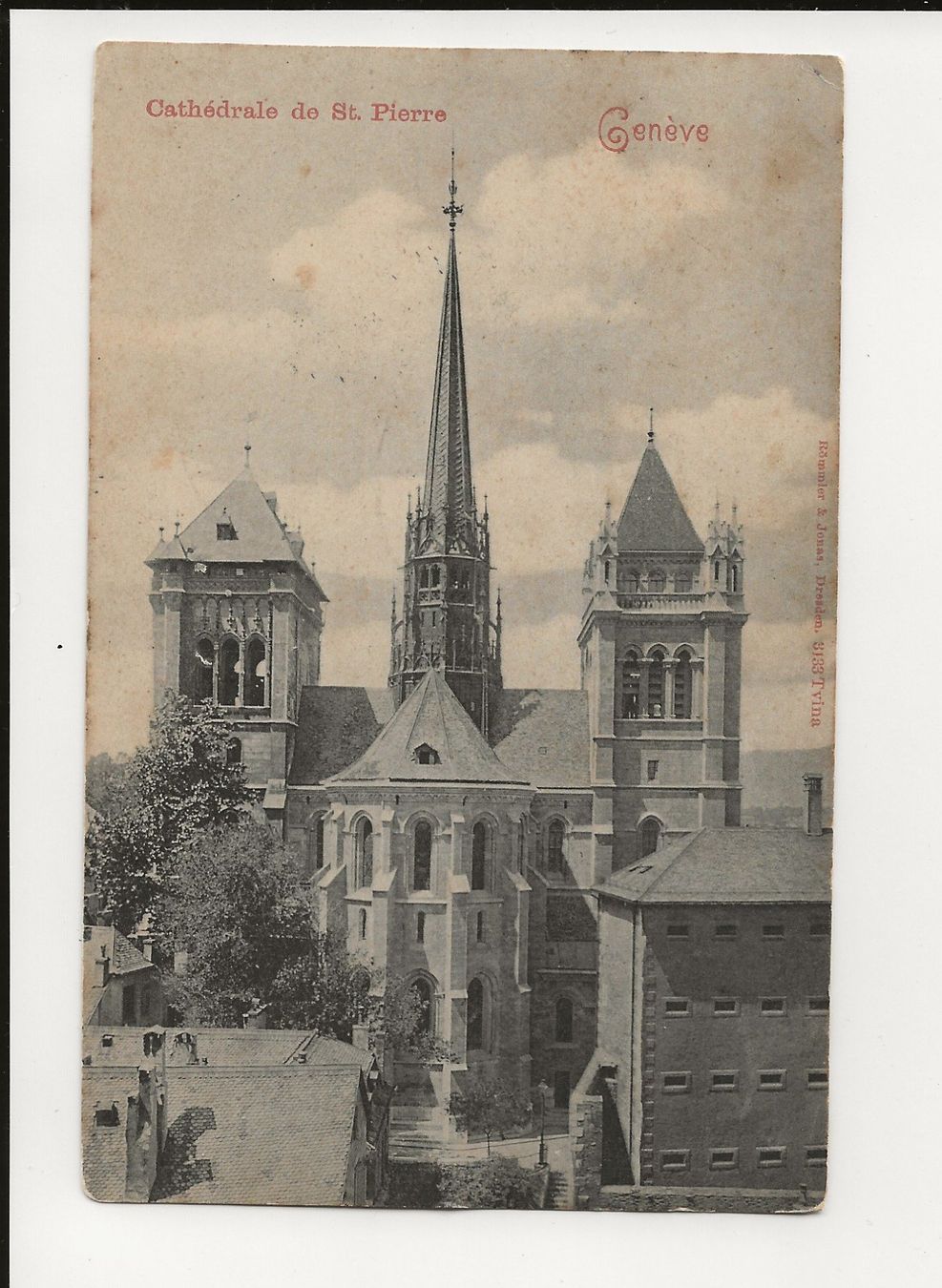 Cartes postales: AK ca.1905 Kathedrale St. Pierre Genf – D'occasion à Greifensee par 315WDO