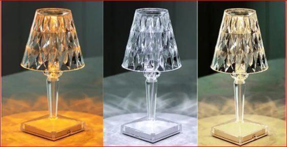 Lampade: Tischleuchte Diamant. Italy Design LED – Nuovo e nell'imballaggio originale da Burgdorf venduto da XJ6 7