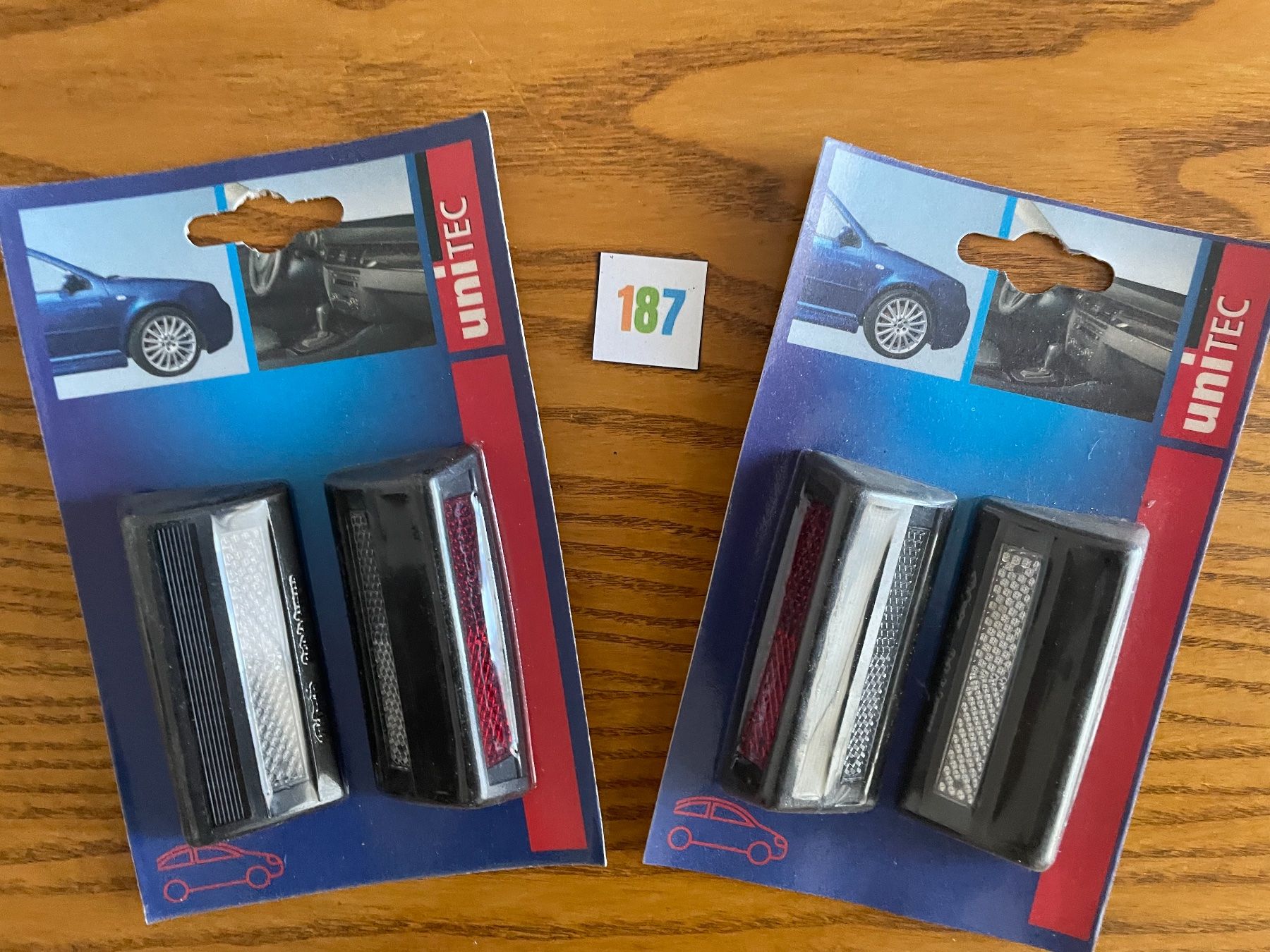 Tutti pezzi di ricambio auto: 4x Protecteurs Projecteurs Réflecteurs de portes - UNITEC – Nuovo e nell'imballaggio originale da Denges venduto da Ricautomotive 2