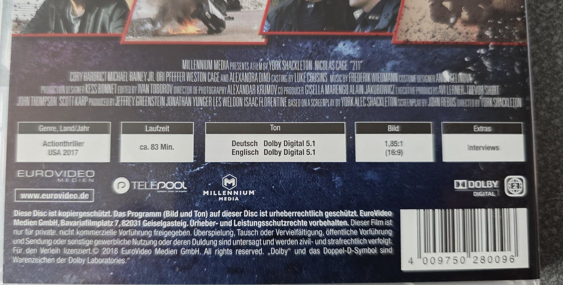 Tous les DVDs: DVD 211 Cops under fire / Nicolas Cage – D'occasion à Oetwil am See par fineli2 1