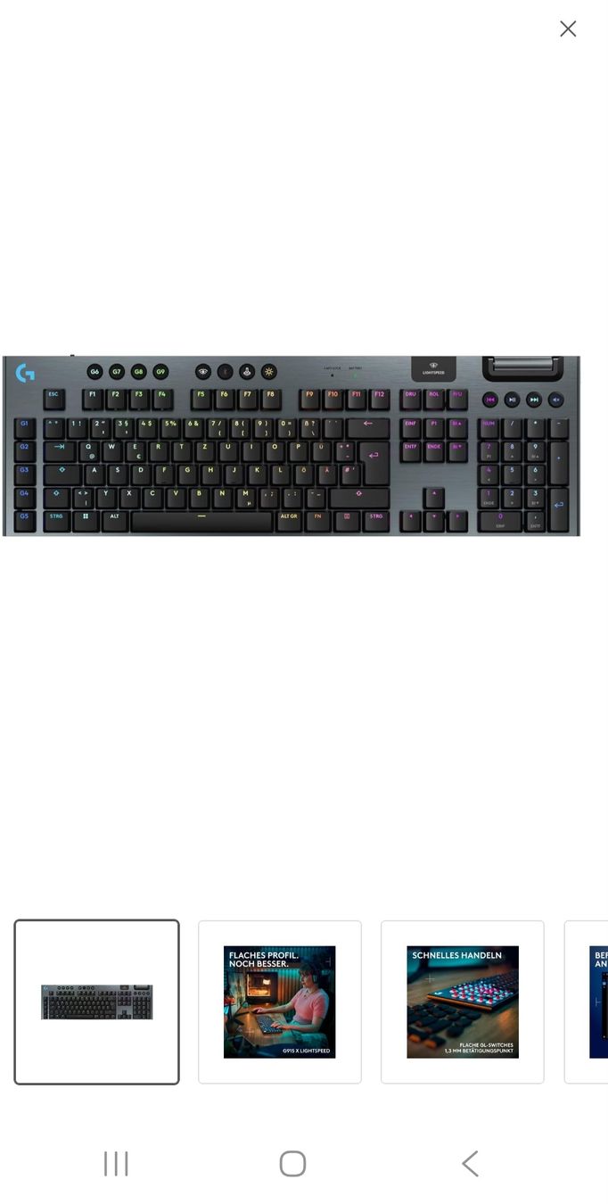 Logitech Tastaturen: Logitech G915 X LIGHTSPEED – Neu (gemäss Beschreibung) aus Ennetmoos von Bricks_and_more 1