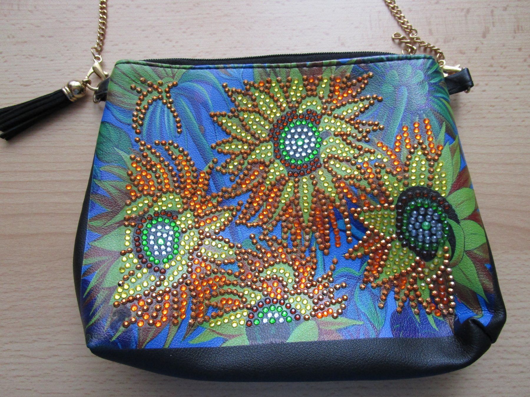 Borse da donna: Tasche mit Sonnenblumen – Nuovo (secondo la descrizione) da Wetzikon ZH venduto da Storchadebar 1