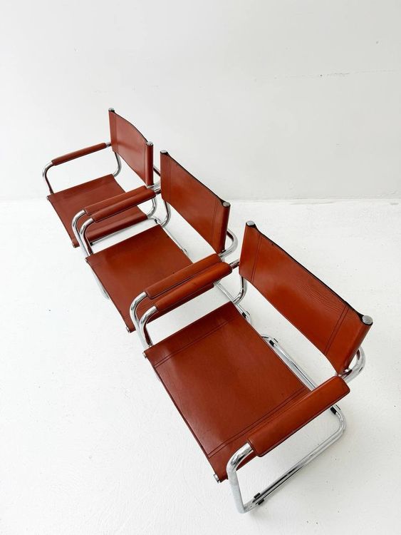 3 Bauhaus Leder Freischwinger Kaufen auf Ricardo