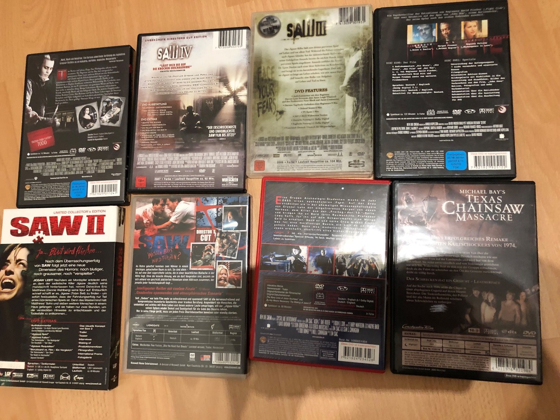 Tutti i DVDs: SAW Sammlung Filme – Usato da Seengen venduto da Predator86 1