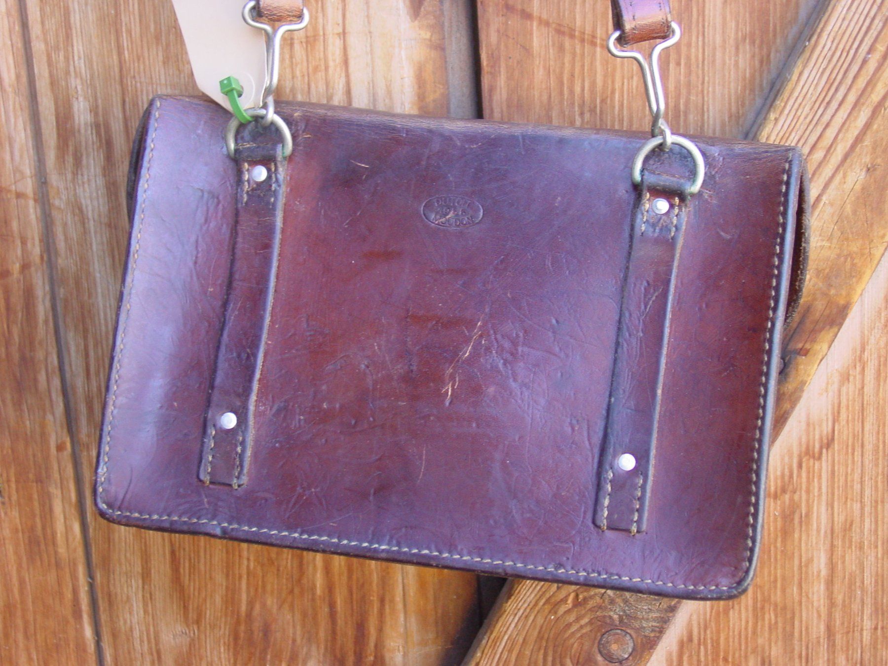 Schweizer Armee Borse: Leder Karten Tasche, kleines Modell – Usato da Ursenbach venduto da rekruten-shop 2