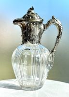 Antiker Krug Silbermontur, Frankreich, Minerva1 950er, ~1900