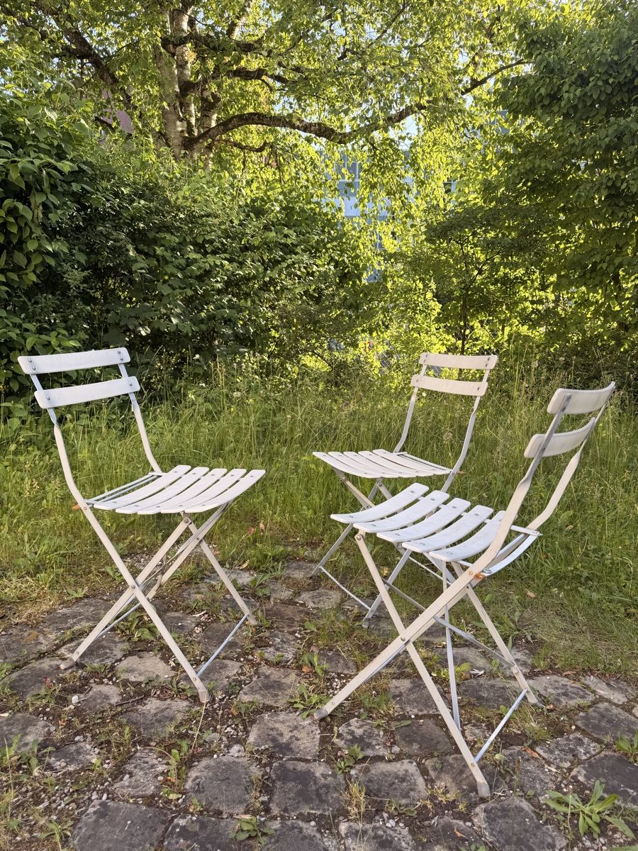 Sedie: 3 garden chairs – Usato da St. Gallen venduto da Pszczoa