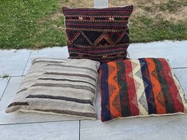 3 Kissen Boho-Style