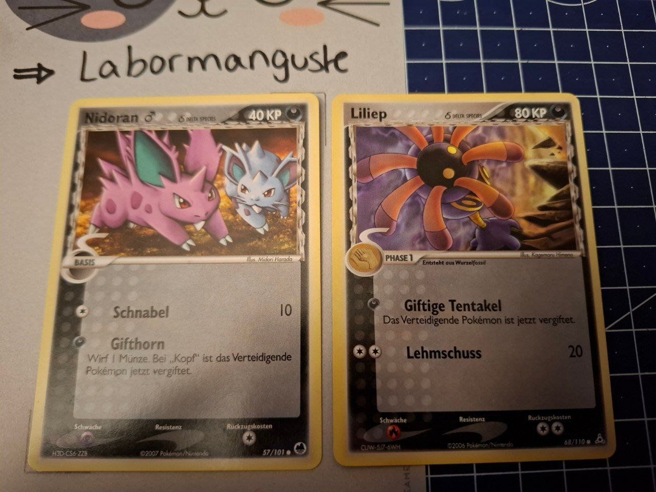 Pokémon Sammelbilder & Trading cards: Pokemon diverse Delta Species Karten - DEU – Gebraucht aus Fällanden von Labormanguste 3