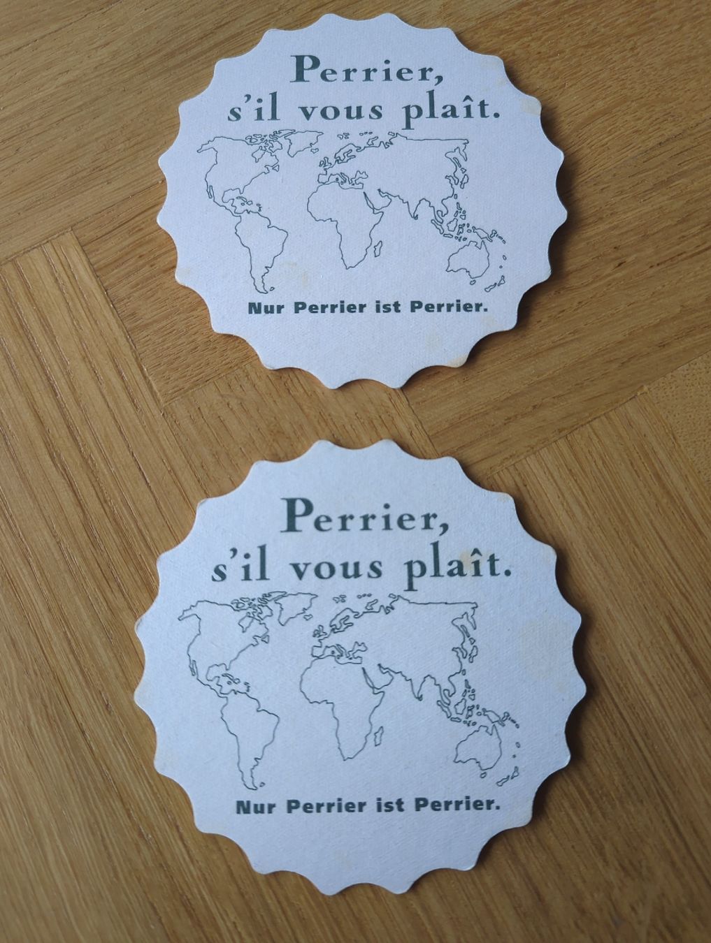 Untersetzer: 2 Perrier Unzersetzer  – Gebraucht aus Muraz (Collombey) von cdo_pss9 1