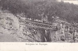AK Brünigbahn bei Meiringen BE (nach Degersheim SG) 1910