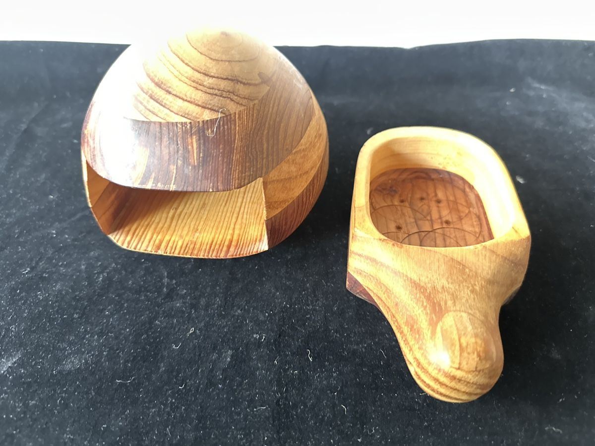 Statuette: Holzschatulle Schildkröte Deborah D. Bump Maker – Usato da Zürich venduto da Chaeffeler 2