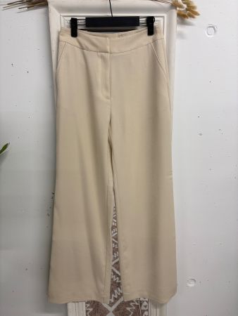 Another Label beige Stoffhose Gr. S Hose wide leg