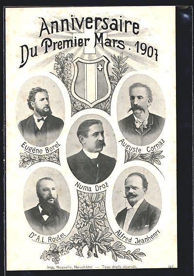 Cartes postales: Schweiz, Anniversaire du Premier Mars 19 – D'occasion à Berlin par bartko-reher