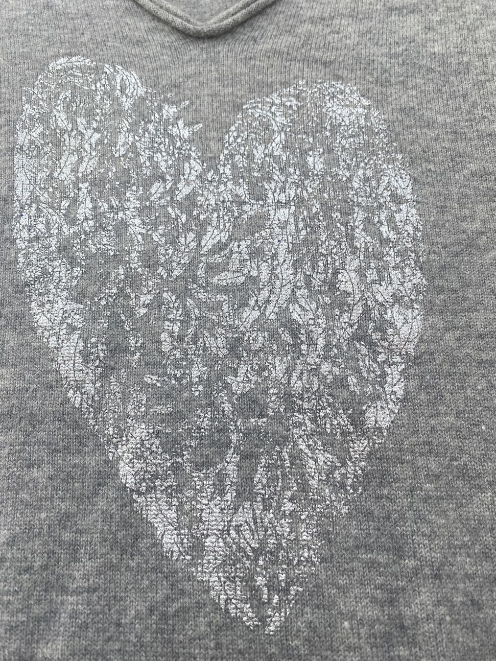 Maglioni & Felpe: Berenice Cashmere Merino Pullover mit Silber Herz – Usato da Allschwil venduto da Rosenfee 6