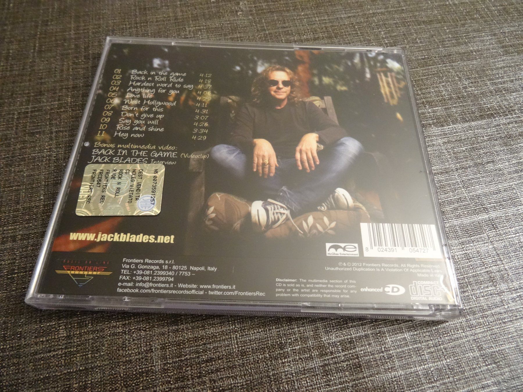 CDs: Jack Blades - Rock n roll Ride CD – Gebraucht aus Olten von Disc-Ausverkauf 1