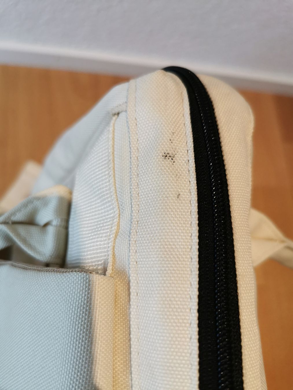 Zaini: Cabaia Rucksack Creme mit Reise-Muster, Gebraucht – Usato da Ibach venduto da wave99 4