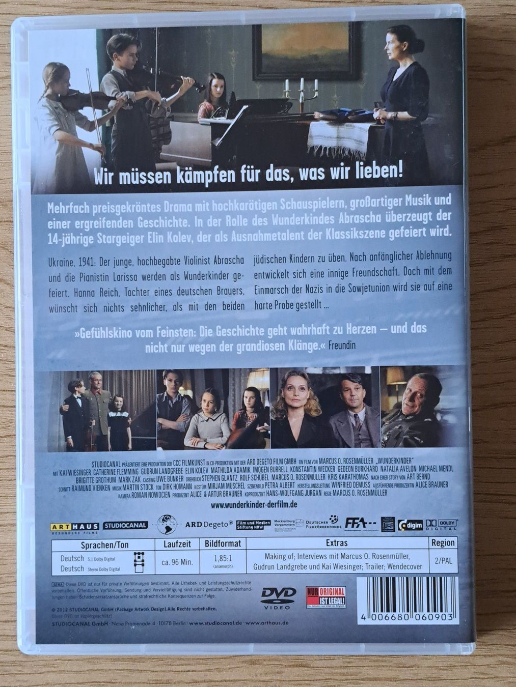 Alle DVDs: DVD  Wunderkinder, Arthaus-Edition von Marcus O. Rosenmüller – Neu (gemäss Beschreibung) aus Unterseen von Kanica 1