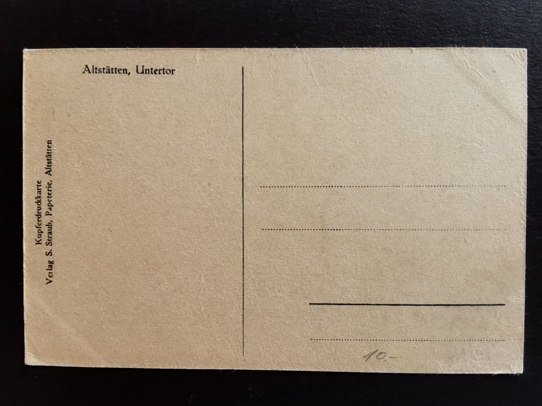 Cartoline postali: Altstätten  Rheintal  Ansichtskarte  Untertor  animiert – Usato da Rheineck venduto da kat_7gld 1