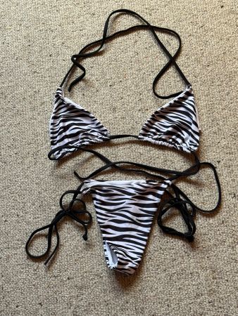 Bikini Zebra Print Damen Grösse S neuwertig