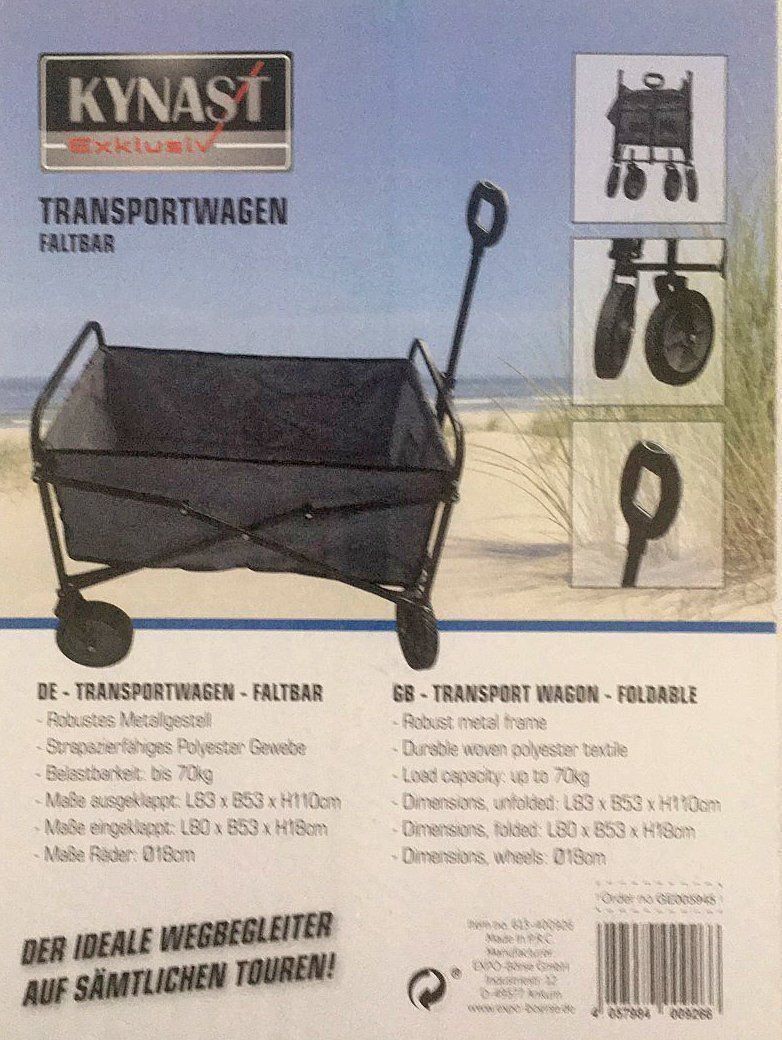 Carrelli di trasporto: Bollerwagen Trolley Kynast faltbar – Nuovo e nell'imballaggio originale da Beckenried venduto da angel-mountain 6