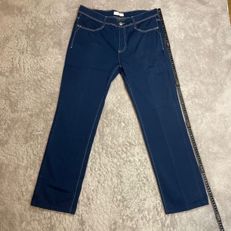 MAC Angela Damen Chino Hose Blau Gr. 40 L30 Stretch