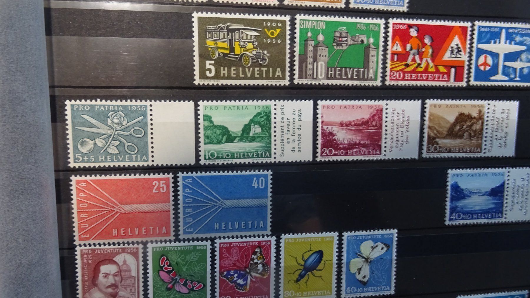 Tutti i francobolli: LOT ALTSCHWEIZ POSTFRISCH AB 1948 plus; – Usato da Eschenbach SG venduto da eDaisy 2