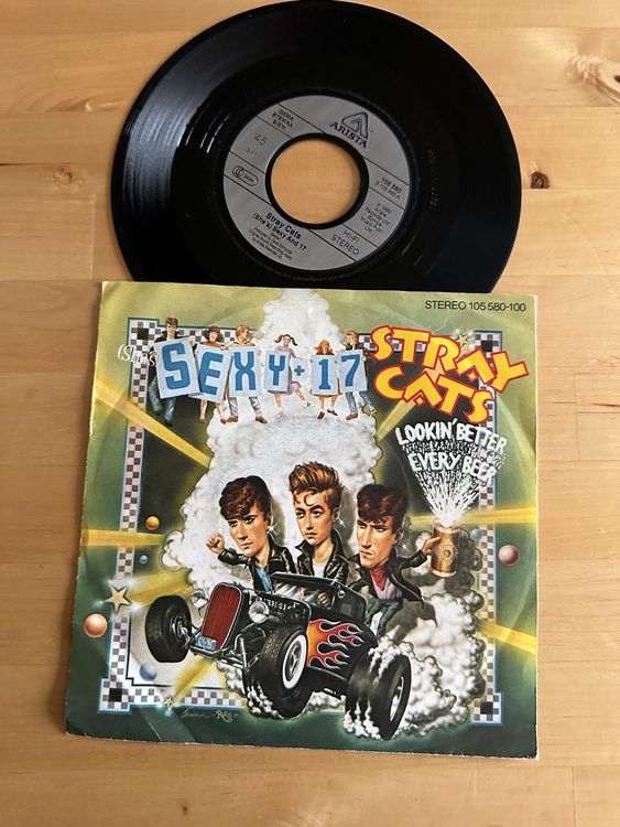 STRAY CATS ROCKABILLY Sexy 17 tolle Single 80's 7