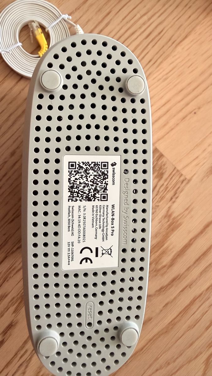 Swisscom WiFi: Swisscom Wlan Box 5 Pro – Nuovo (secondo la descrizione) da Belp venduto da Mundial 6