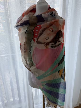 Coca-Cola Tuch 100% Baumwolle mit Print 