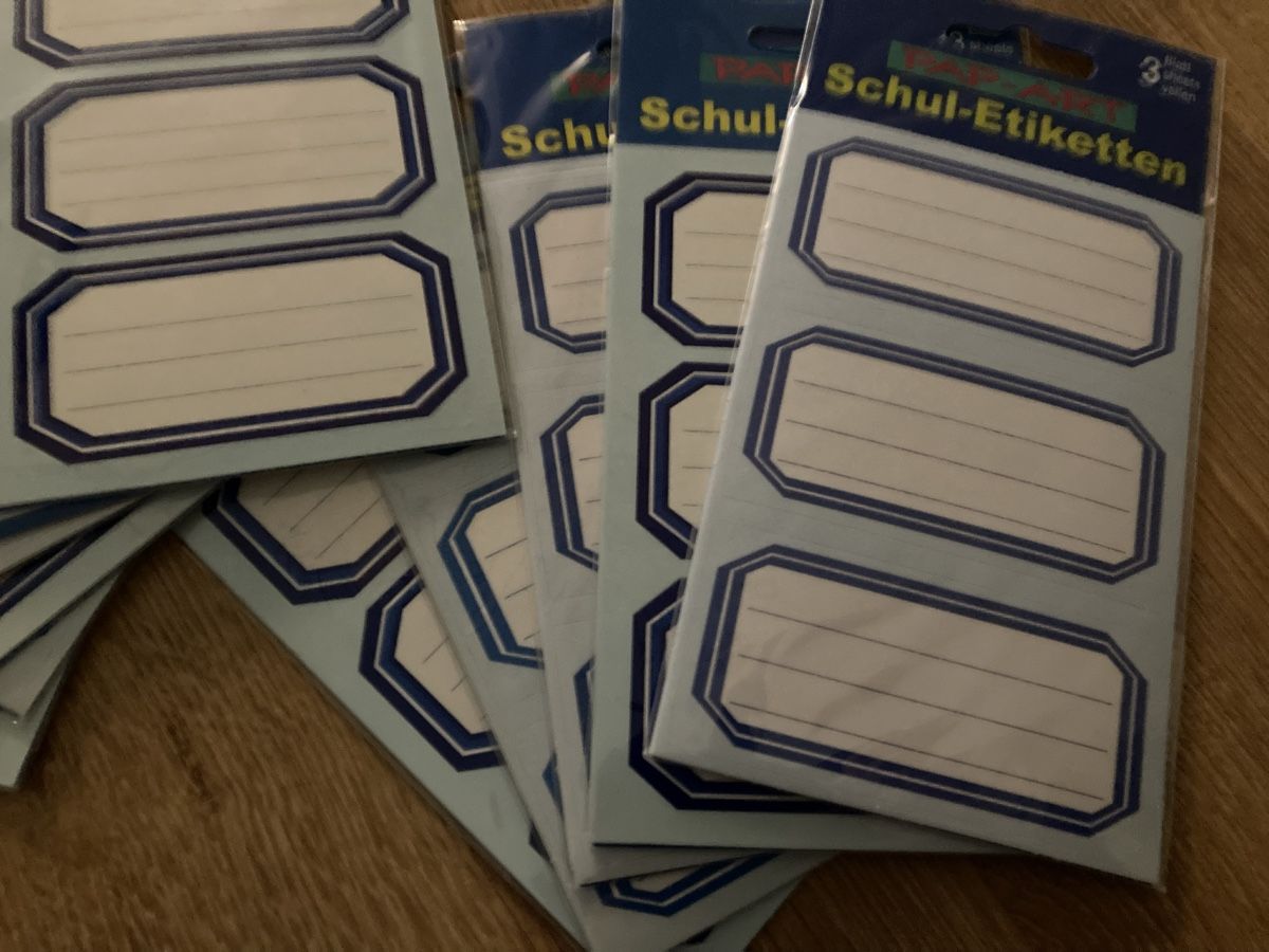 Aufkleber: Beschriftungsetiketten 11 Stk. – Neu und originalverpackt aus Emmenbrücke von JJ_89 1