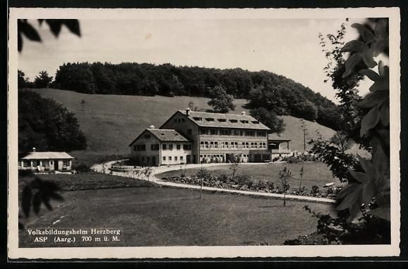 Cartoline postali: AK Asp, Volksbildungsheim Herzberg – Usato da Berlin venduto da bartko-reher